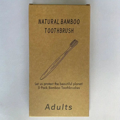 Degradable Soft Bristle Toothbrush - Box of 5 Pieces