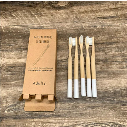 Degradable Soft Bristle Toothbrush - Box of 5 Pieces